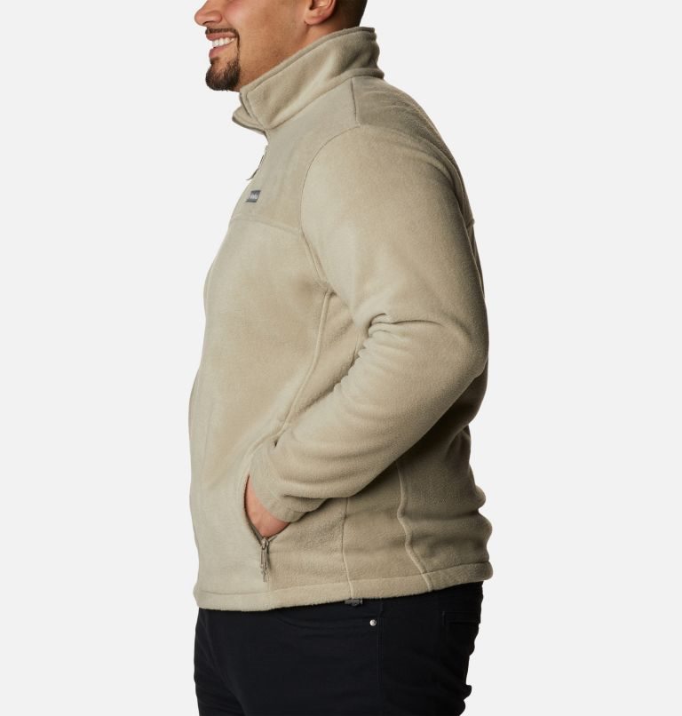 Men's Columbia Steens Mountain 2.0 Full Zip Fleece Jackets Olive | Plus Size CA-FA85C
